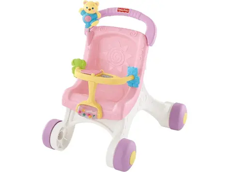 Correpasillos Fisher-Price con muñeca de peluche, +1 año