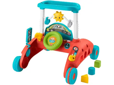 Andador Fisher-Price 2 caras, luces y sonidos, +6 meses