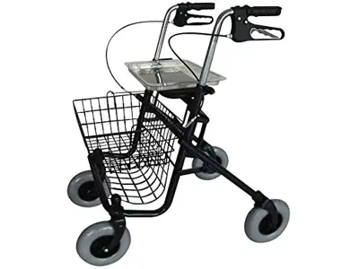 Invacare Banjo - Andador con 4 ruedas: Seguro, estable y cómodo.